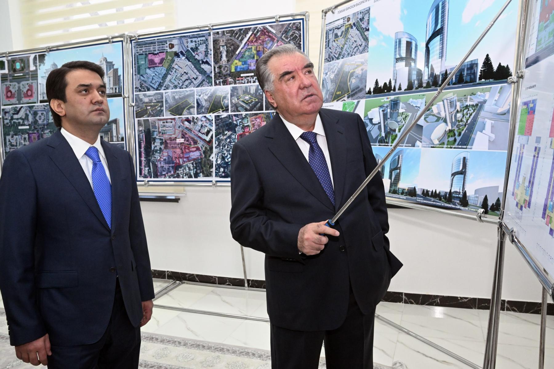 Шиносоӣ бо нақшаи сохтмони биноҳои Вазорати маориф ва илм, Вазорати фарҳанг ва Вазорати саноат ва технологияҳои нав