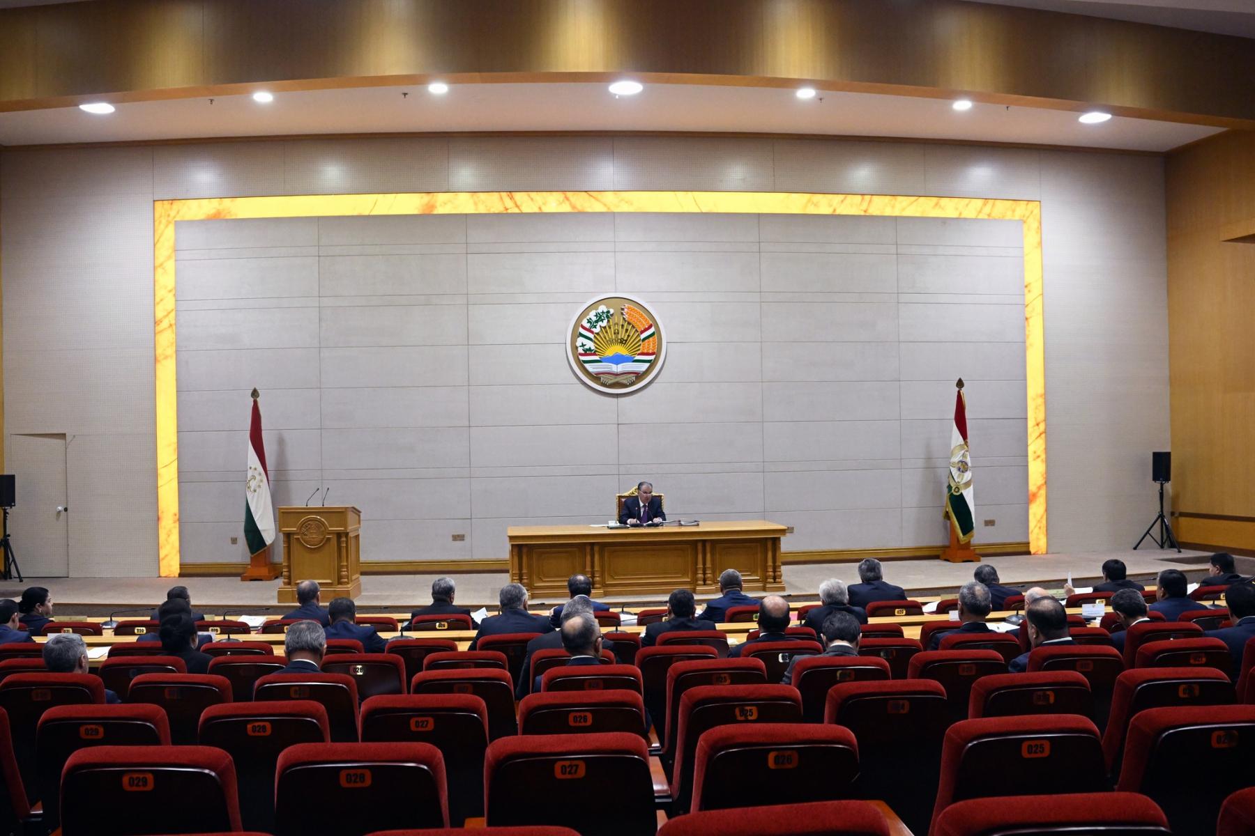 Баргузории ҷаласаи Ҳукумати Ҷумҳурии Тоҷикистон 