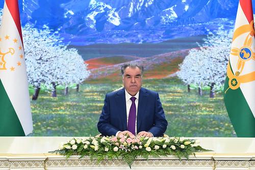 ПАЁМИ ШОДБОШИИ ПРЕЗИДЕНТИ ҶУМҲУРИИ ТОҶИКИСТОН, ПЕШВОИ МИЛЛАТ МУҲТАРАМ ЭМОМАЛӢ РАҲМОН БА ИФТИХОРИ ҶАШНИ НАВРӮЗ