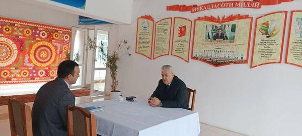 ҚАБУЛИ ШАҲРВАНДОН АЗ ҶОНИБИ ВАЗИРИ МАОРИФ ВА ИЛМ ДАР НОҲИЯИ НУРОБОД