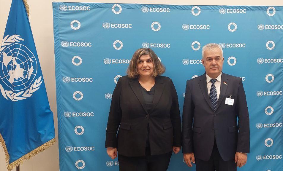 МУЛОҚОТИ ВАЗИРИ МАОРИФ ВА ИЛМИ ҶУМҲУРИИ ТОҶИКИСТОН БО ПРЕЗИДЕНТИ ШУРОИ ИҚТИСОДӢ ВА ИҶТИМОИИ СОЗМОНИ МИЛАЛИ МУТТАҲИД (ECOSOC)