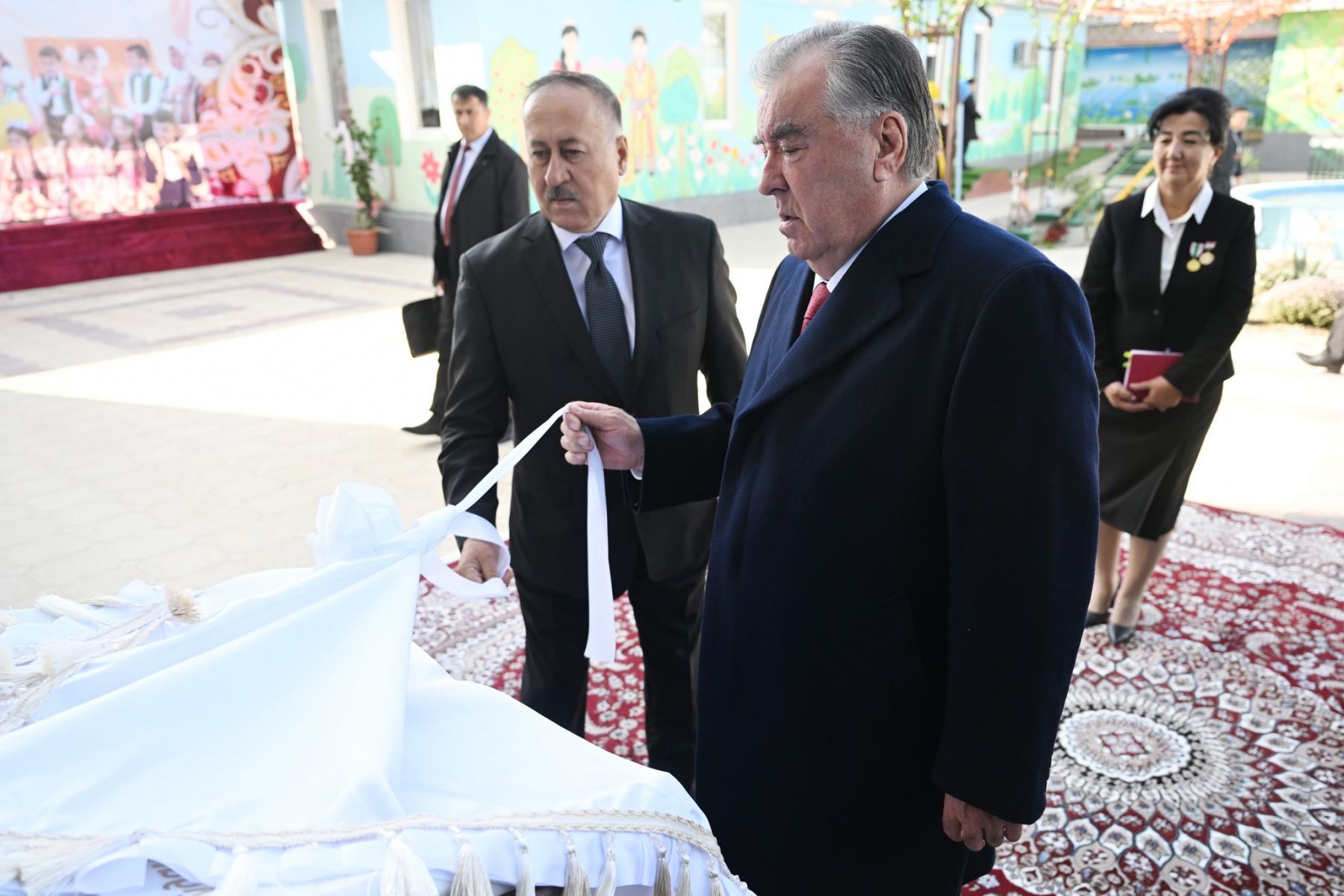 Commissioning of "Sitorahoi durakhshon" kindergarden in Bobojon Ghafurov district