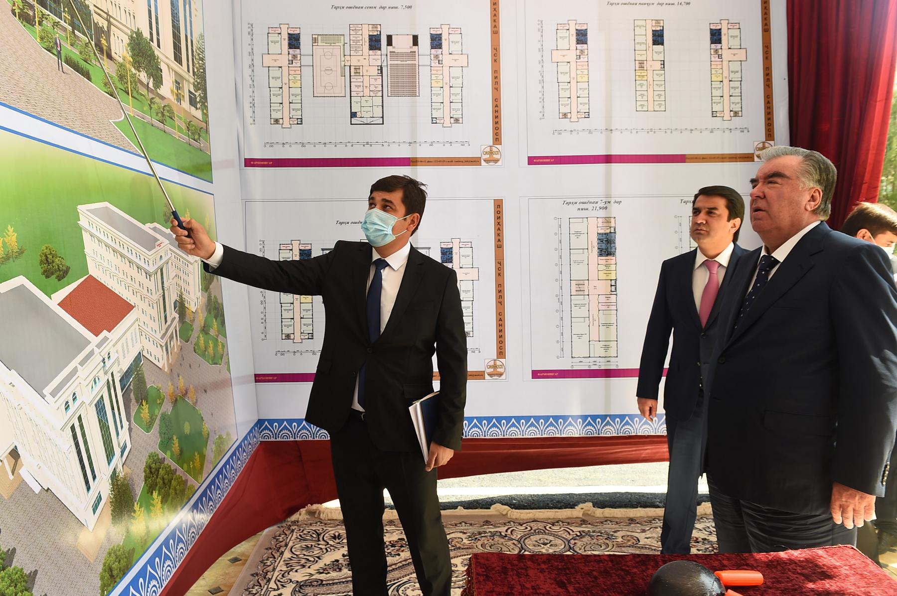 Ифтитоҳи биноҳои таълимӣ дар Донишкадаи сайёҳӣ, соҳибкорӣ ва хизмат ва оғози корҳои сохтмонӣ дар бинои нави иловагии 8 ошёна