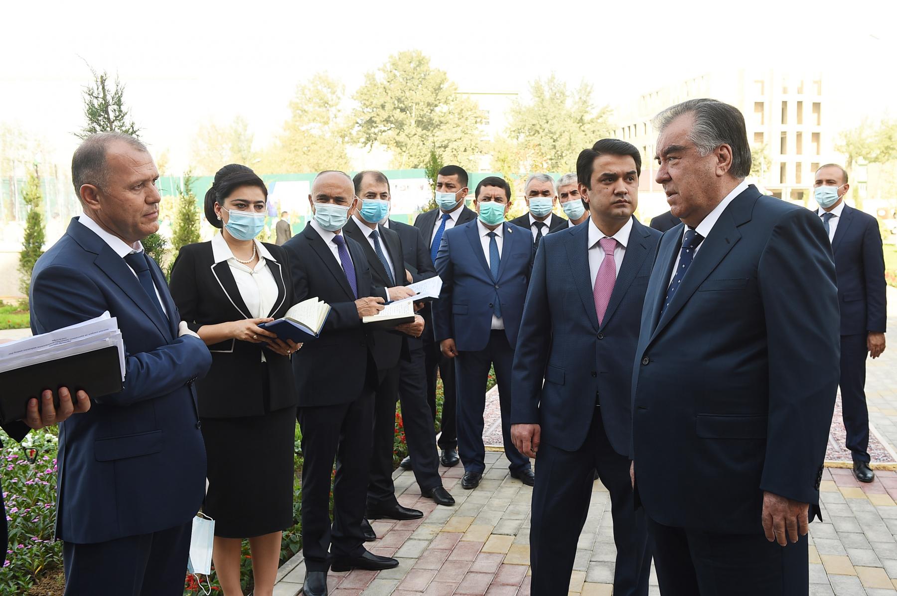 Ифтитоҳи хобгоҳи Муассисаи давлатии таҳсилоти миёнаи умумии Мактаб - интернати рақами 1 барои кӯдакони ятим ва бепарастори шаҳри Душанбе