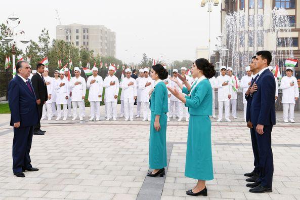 Ифтитоҳи бинои асосии Донишгоҳи давлатии тиббии Хатлон дар ноҳияи Данғара