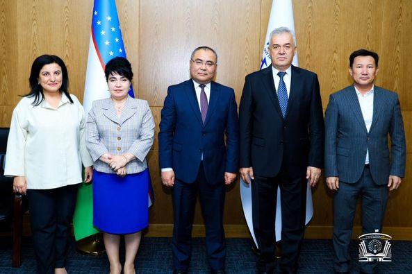 МУЛОҚОТИ ВАЗИРИ МАОРИФ ВА ИЛМИ ҶУМҲУРИИ ТОҶИКИСТОН БО ВАЗИРИ ТАҲСИЛОТИ ОЛӢ, ИЛМ ВА ИННОВАТСИЯИ ҶУМҲУРИИ ӮЗБЕКИСТОН